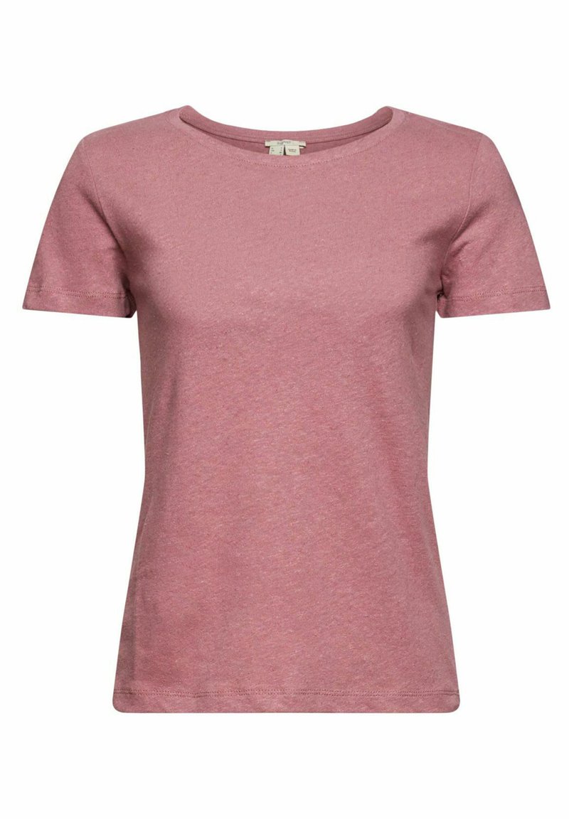 Damen T-Shirts | Esprit T-Shirt basic mauve - UV80944 Damen T-Shirts | Esprit T-Shirt basic mauve - UV80944