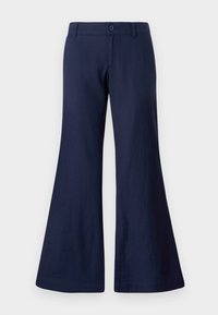TAILORED BAGGY FLARE - Trousers - dark blue