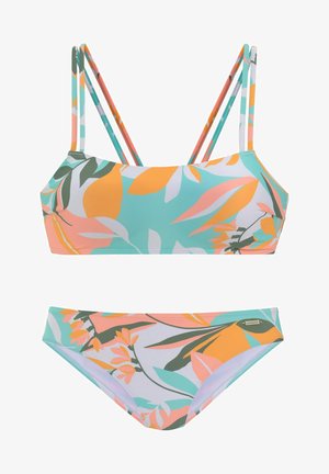 SET - Bikini - weiß gelb