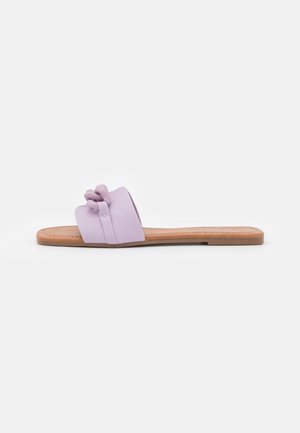 Slip-on sandaler - lilac