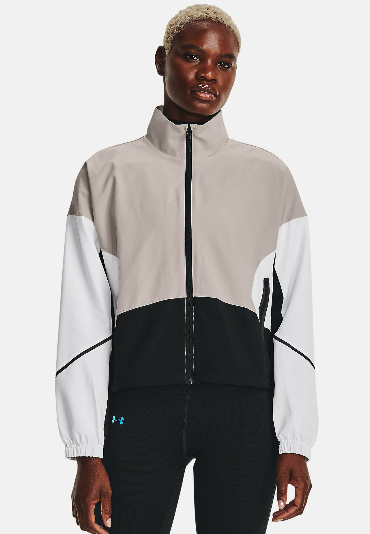 Under Armour WARMUP UNSTOPPABLE - Outdoor jacket - ghost gray/white -  Zalando.co.uk