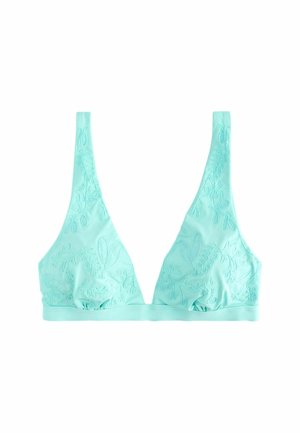 Next REGULAR FIT-TRIANGLE - Bikinio viršutinė dalis - mint green embroidered