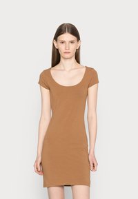 Even&Odd 2 PACK - Vestido de malha - black/brown