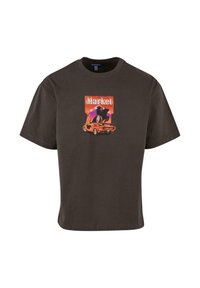 MARKET BULLRIDER - Marškinėliai su spaudiniu - washed black