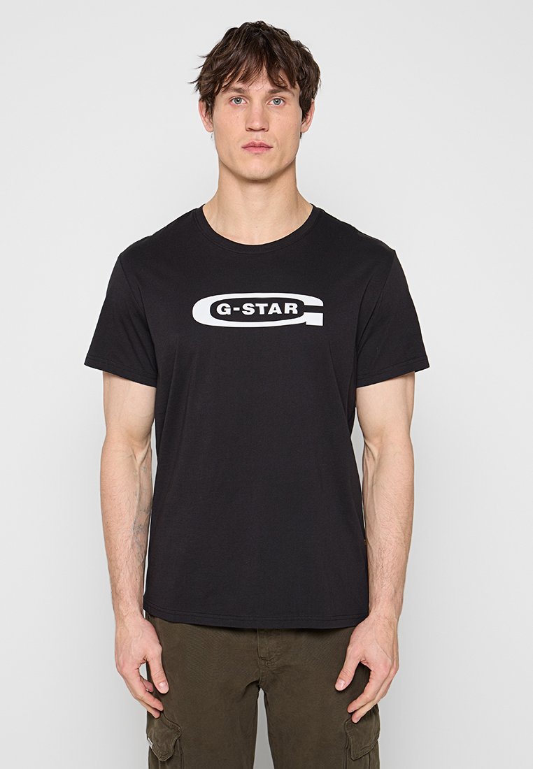 G-Star T-shirt print zwart