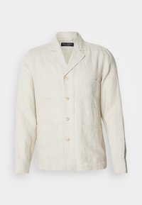 OVERSHIRT WITH BLAZER DETAILS PATCHED FRONT POCKETS STRAIGHT - Chaqueta de entretiempo - gray