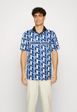 VINTAGE SUPPLY GEO FOOTBALL - Polokošeľa - blue