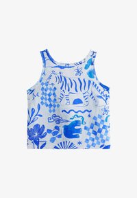 Vybráno, blue on white