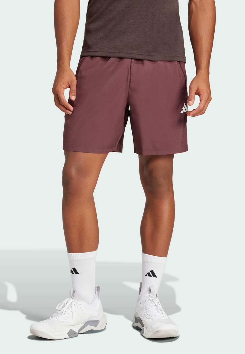 adidas Performance TR-ES WV SHO - Športové šortky - burgundy white