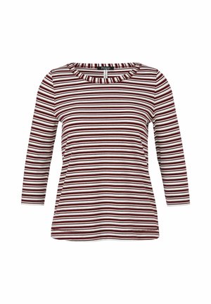 SOFTES STREIFEN - Longsleeve - bordeaux