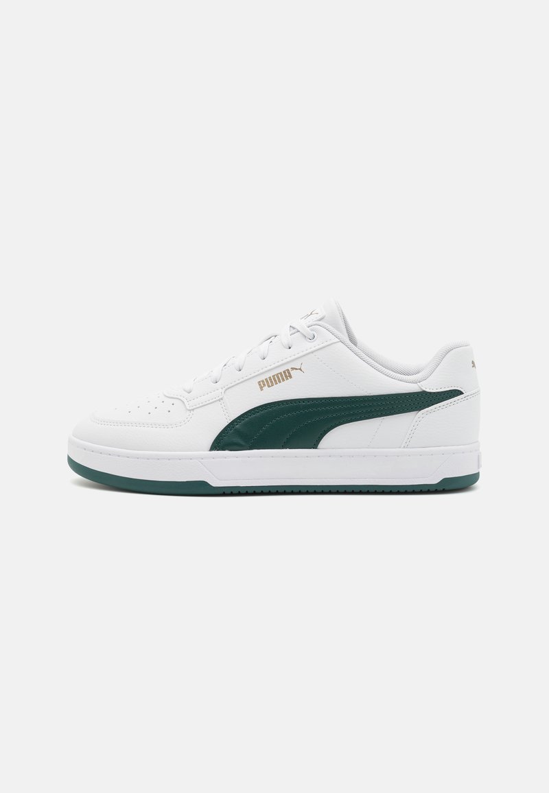 Puma CAVEN UNISEX - Sneakers basse - white/dark myrtle/gold