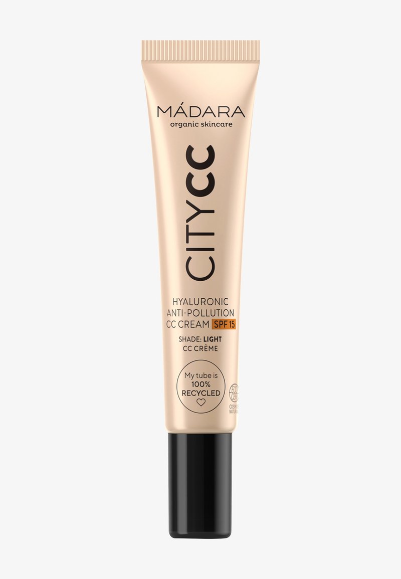 MÁDARA - CITY CC HYALURONIC ANTI-POLLUTION CC CREAM SPF 15, LIGHT - CC cream - light beige, Vergroten
