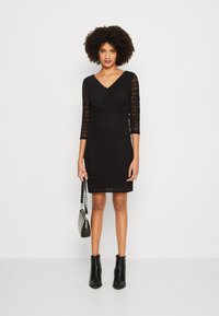 VILA VICHIKKA SHORT DRESS - Etuikleid - black/schwarz - Zalando.ch