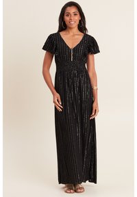 Breal BREAL BREAL FLIESSENDES GERADES LANGES KLEID - Maxikleid - noir