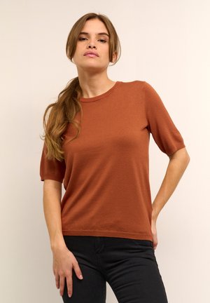 KANILA MALA - T-shirt basic - auburn