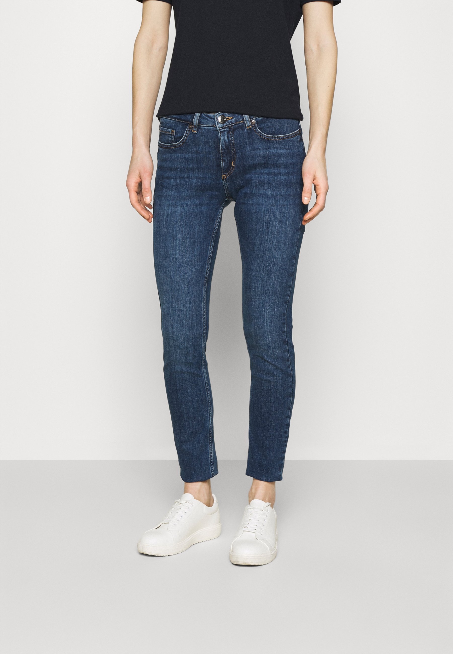 Opus ELMA - Slim fit jeans - strong blue/blue denim - Zalando.co.uk