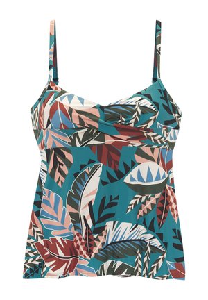 Buffalo, Bikini-Top - aqua bedruckt