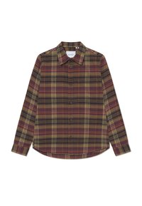 LENNON CHECK OVERSHIRT - Button down-skjorte - fudge