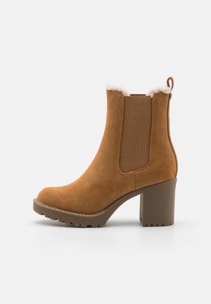 ONLBARBARA - Bottines à plateau - cognac
