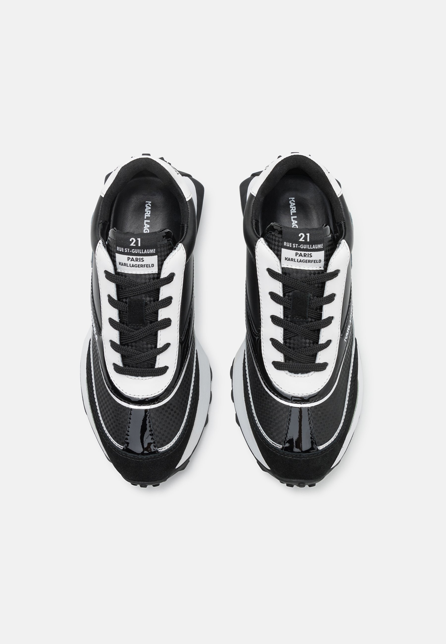 KARL LAGERFELD ZONE LACE - Sneakers low - black/negru - Zalando.ro