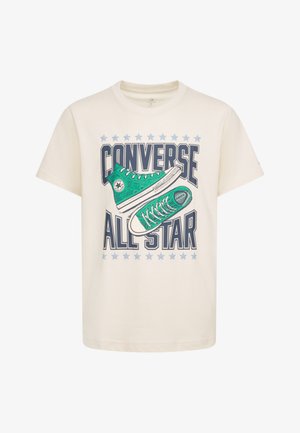 Converse SNEAKER ARCH TEE - Triko s potiskem - natural ivory