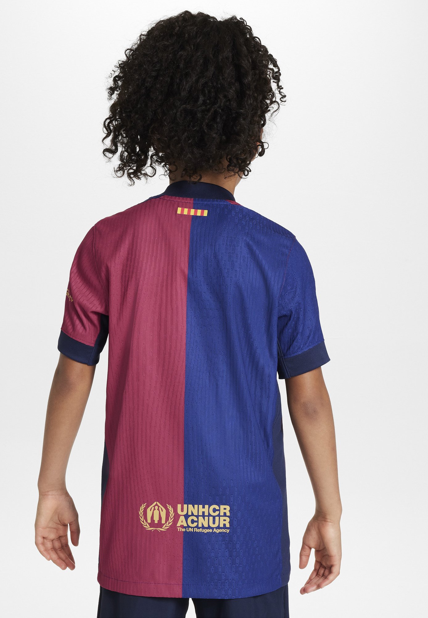 FC Barcelona Nike シャツ 赤青 UNHCR FC Barcelona Nike シャツ UNHCR - メルカリ