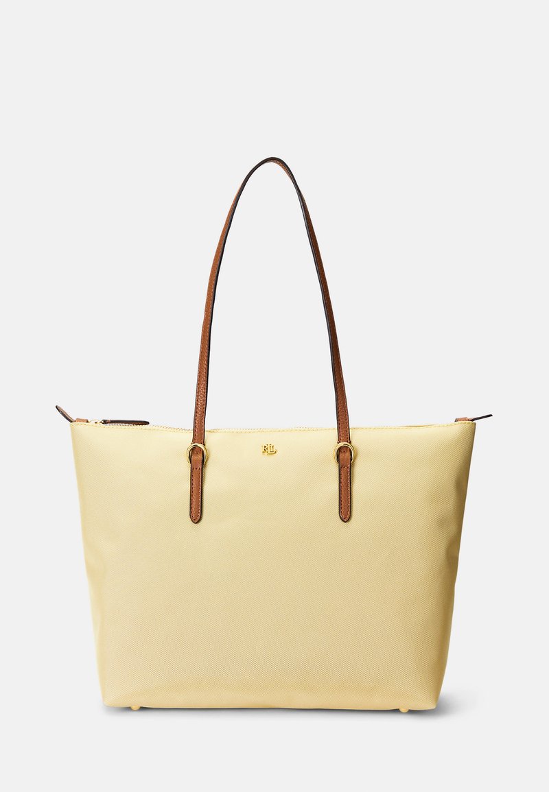 Lauren Ralph Lauren NYLON MEDIUM KEATON TOTE BAG - Bevásárlótáska - primrose yellow