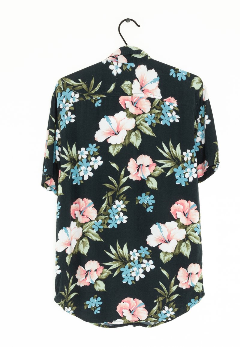 Short Sleeve Hollister Flower Shirt Hollister Shirt Black/multi