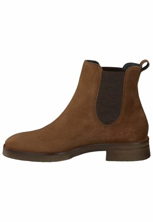 Ankle boots - soft suede toffee