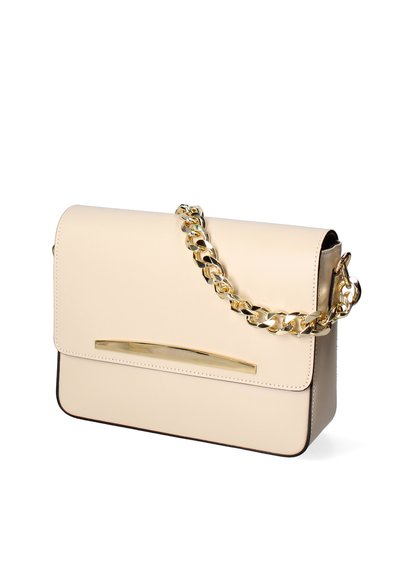 John Richmond Handtas - beige and gold