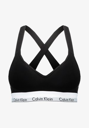 Calvin Klein Underwear, PADDED BRALETTE ICON COTTON MODAL - Bustino - black