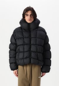 LOW LIGHTS STUDIOS® CUBIC SPHERE PUFFER JACKET UNISEX - Vinterjakker - black