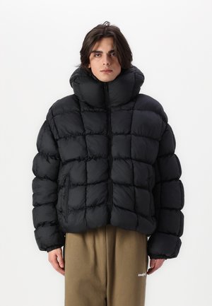 LOW LIGHTS STUDIOS® CUBIC SPHERE PUFFER JACKET UNISEX - Vinterjakke - black