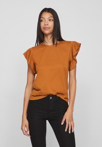 VILA VISUMMER - Pamata T-krekls - cathay spice