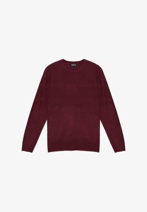 INSIDE CON RELIEVE - Jersey de punto - rojo