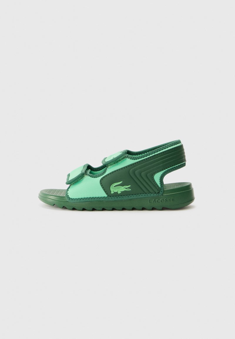 Lacoste SURUKIDS SUMMER PACK UNISEX - Baseina apavi - green/white