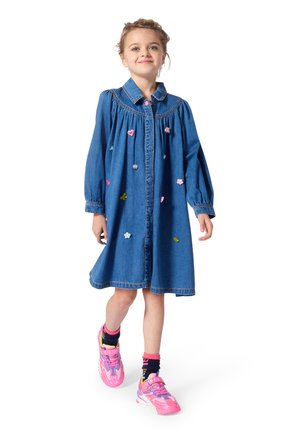 Billieblush, ROBE DENIM KID TEEN - Robe en jean - stone
