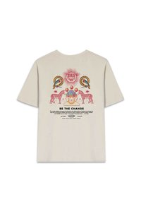 Kaotiko NAIROBI UNISEX - Tričko s potlačou - light grey