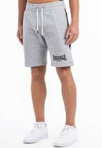 Lonsdale - NORMALE PASSFORM SCARVELL - Jogginghose - marl grey black white Thumbnail-Bild 1