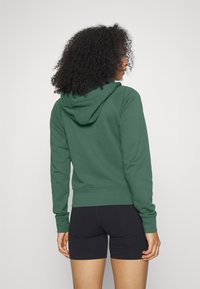 Lacoste Sport HOODED  - Majica s kapuljačom i patentnim zatvaračem - vert fonce