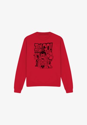 Cotton Soul, TEEN TITANS GO/TEAM UP - Sweatshirt - red