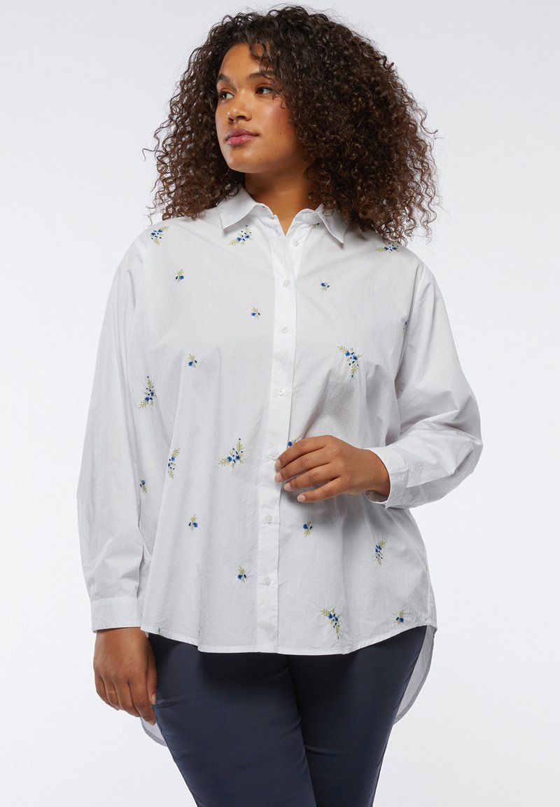 Fiorella Rubino MPIA RICAMATA Hemdbluse bianco/weiß Zalando.at