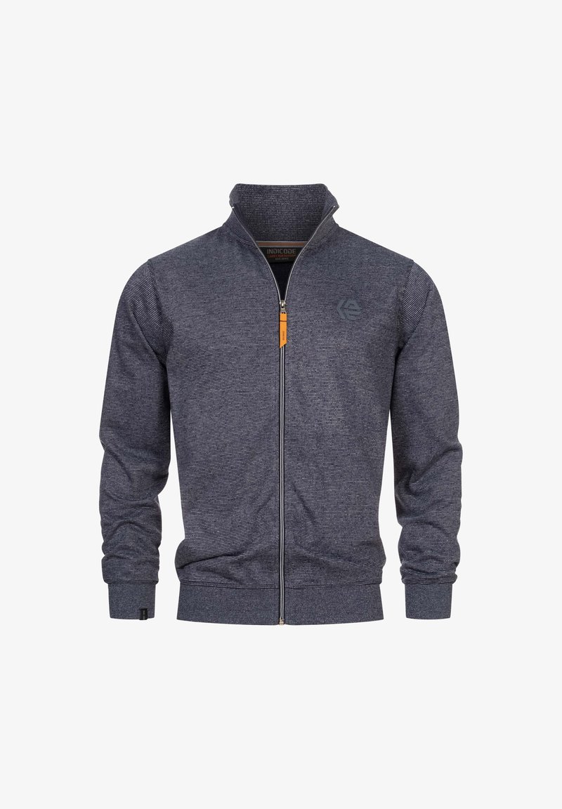 Indicode Heren INYanic Cardigan | Sweatjack met opstaande kraag Navy M Indicode Heren INYanic Cardigan | Sweatjack met opstaande kraag Navy M