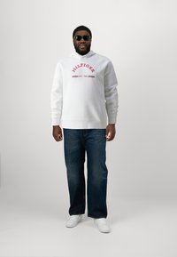 Tommy Hilfiger ROUNDALL HOODY - Sweatshirt - white