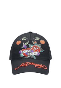 Ed Hardy LOVE-HARD FRONT TRUCKER - Caps - black