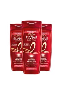 L'Oréal Paris - SHAMPOO ELVIVE COLOR-VIVE, PER CAPELLI COLORATI O CON MÈCHES, 400 ML - 3 PACK - Shampoo Immagine in miniatura 1