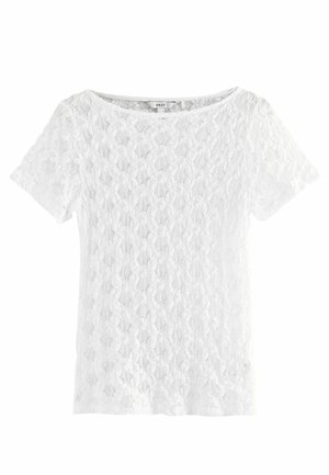 REGULAR FIT SHORT SLEEVE  - T-Shirt print - white