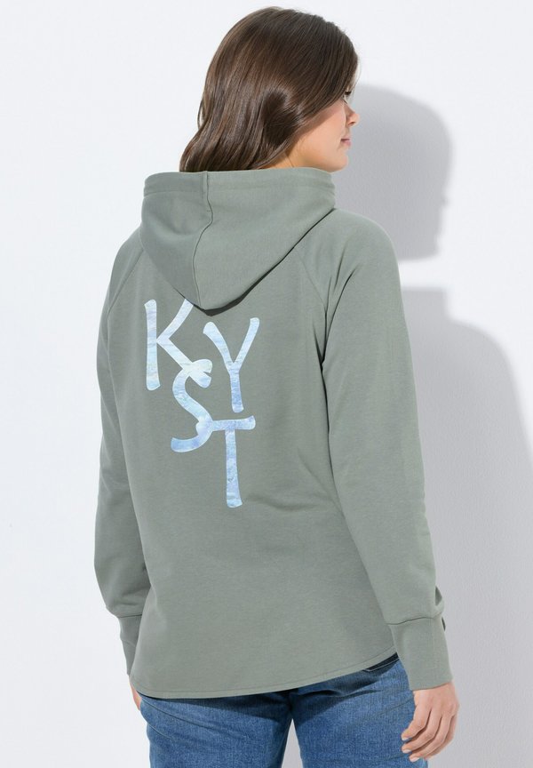 LANGARM - Kapuzenpullover - sage