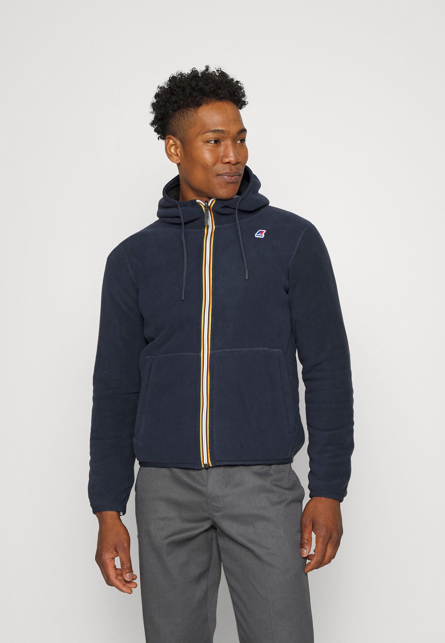 black hood jacket