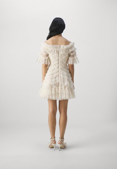 Needle & Thread LANA OFF SHOULDER MINI DRESS - Robe de soirée - cream